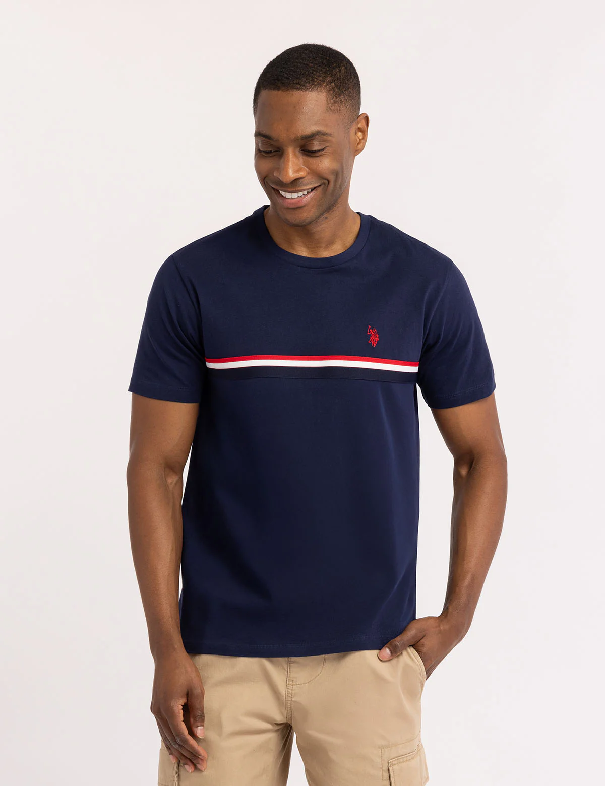 

Футболка U.S. Polo Assn Signature Tricot Pieced Jersey, темно-синий