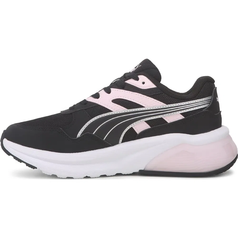 Детские ретро-кроссовки Seeker Puma, Black/Pink — фото 3