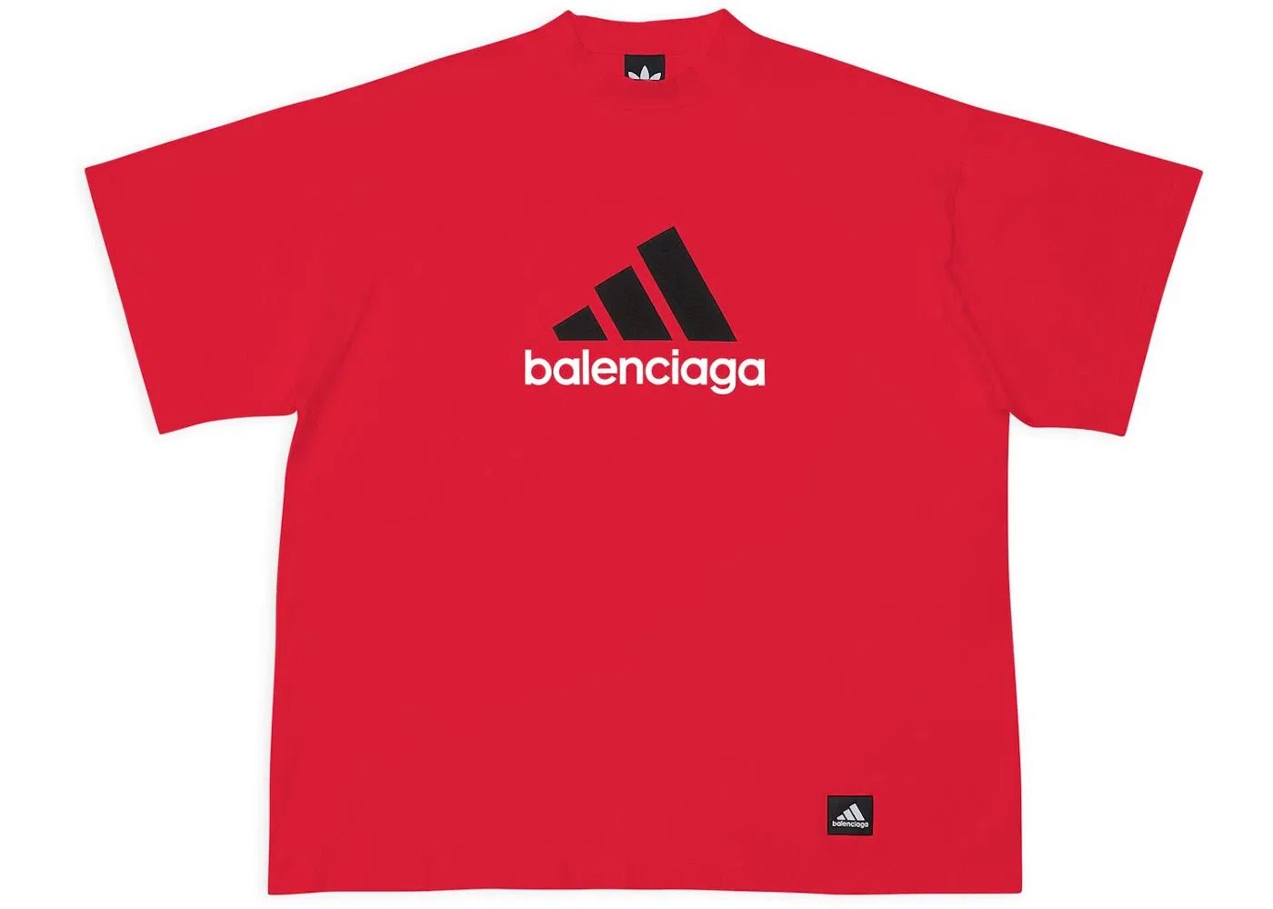 Мужская футболка оверсайз Oversized Balenciaga, Red