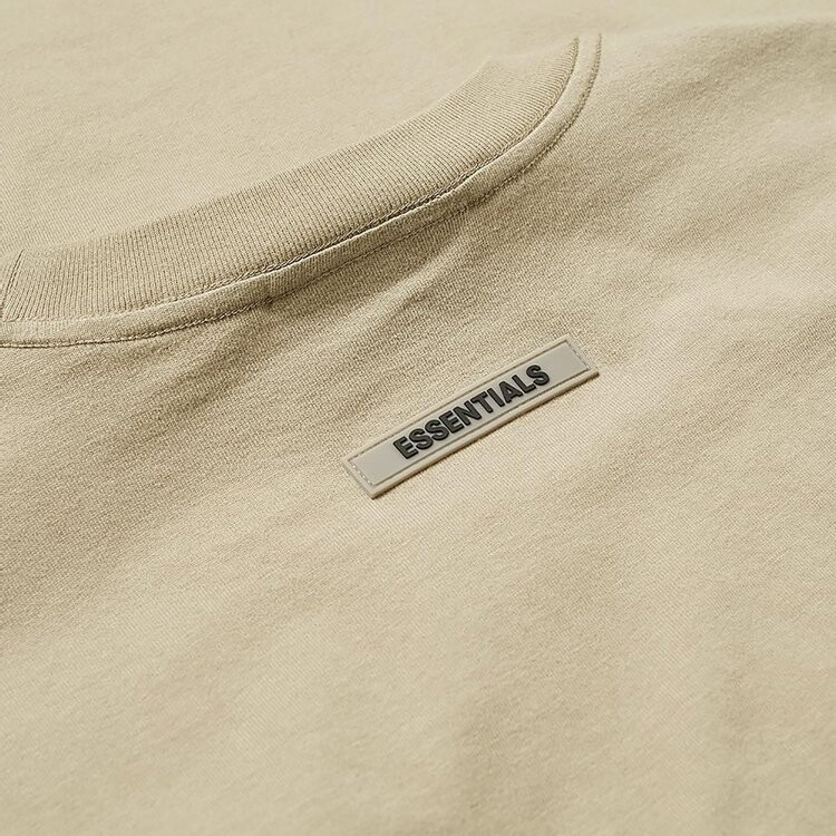 Футболка Fear of God Essentials T-Shirt 'Olive', загар — фото 3
