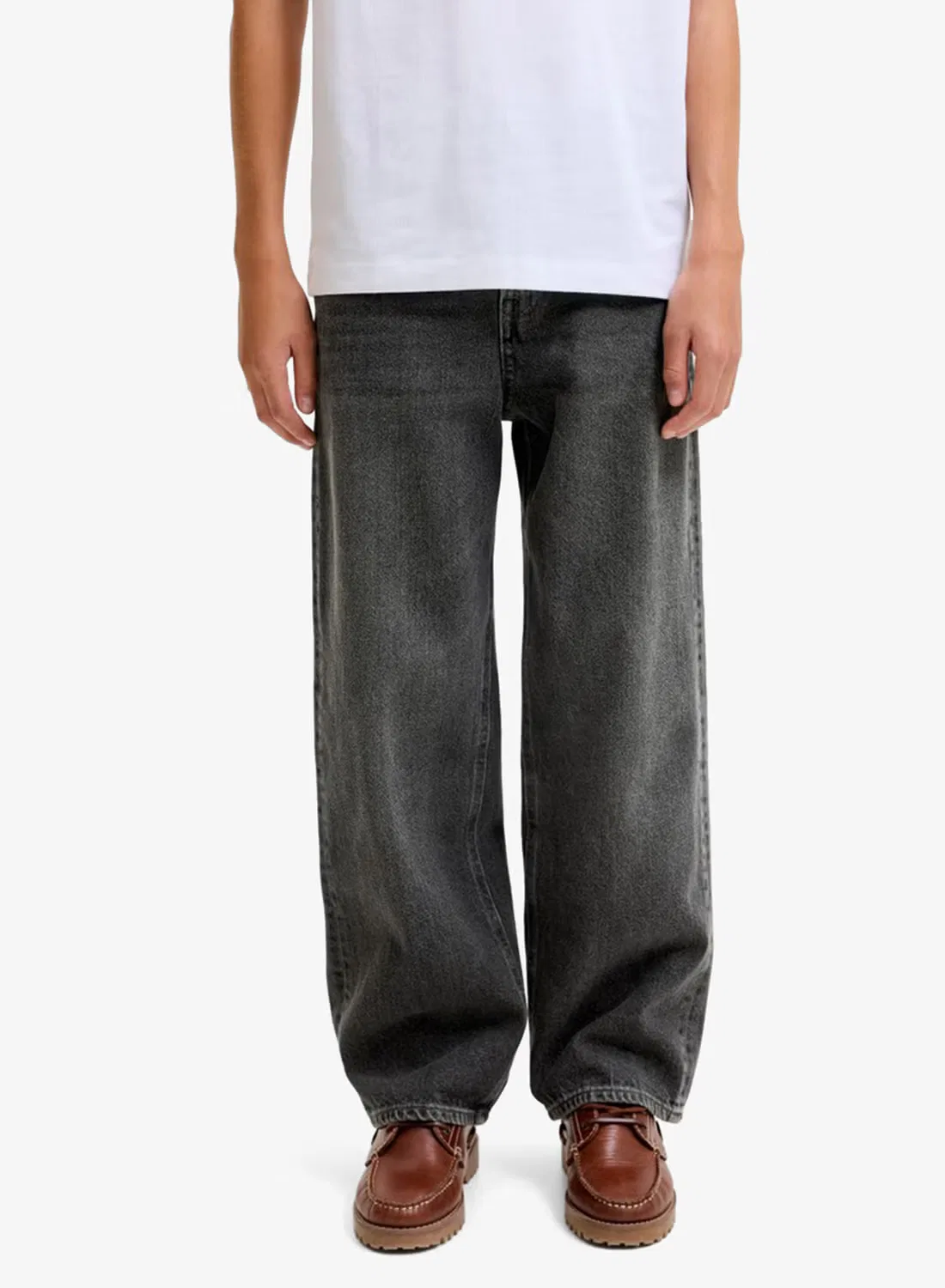 Джинсы мешковатые детские Jack & Jones Junior, черный