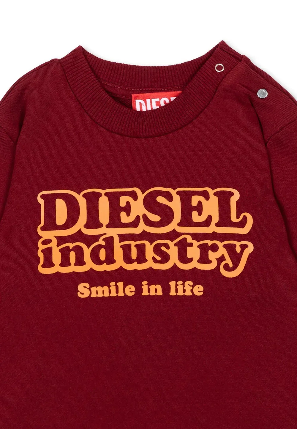 Толстовка Felpa унисекс Diesel, Bordeaux — фото 3