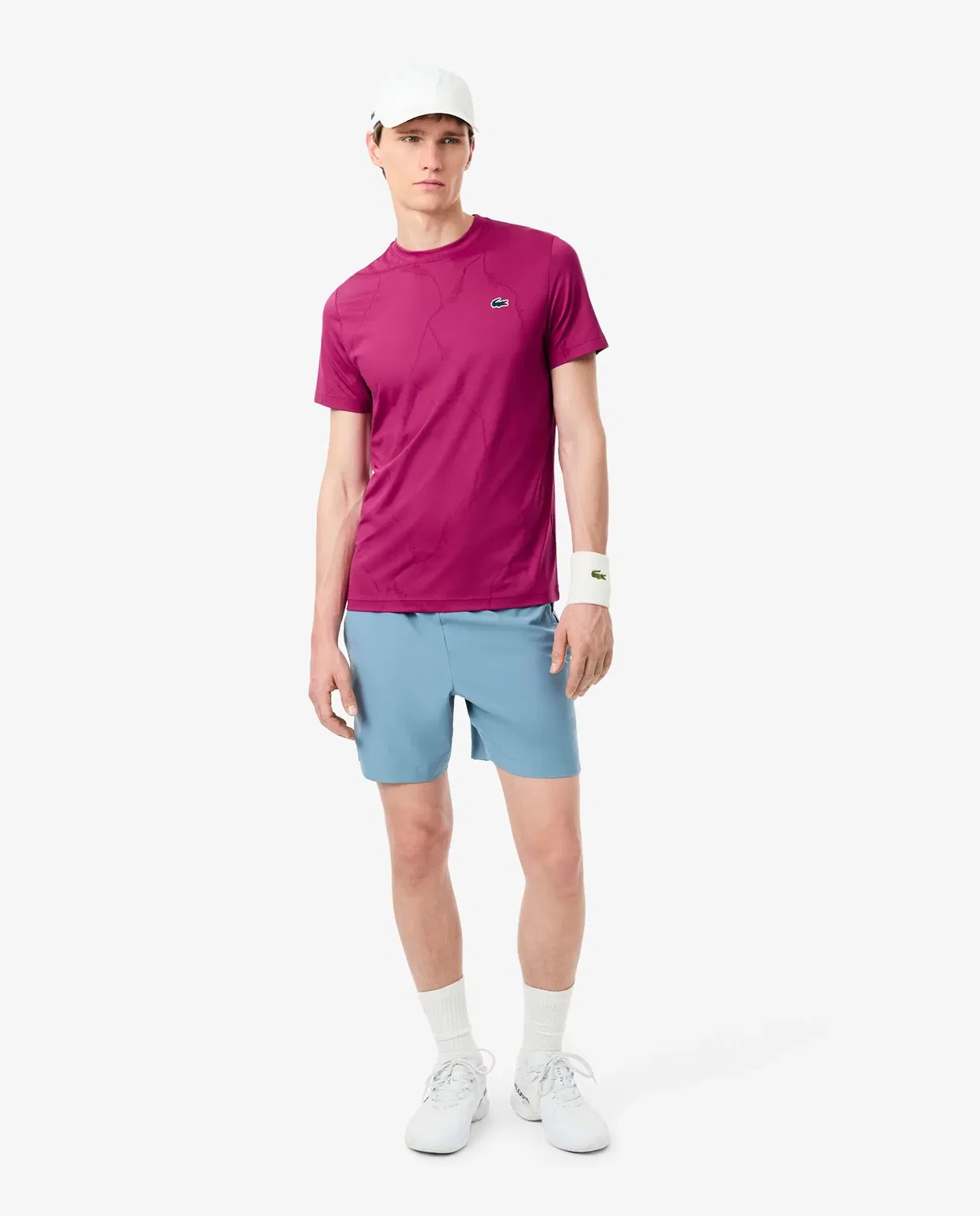 Мужская футболка с принтом Lacoste, Rosa — фото 4