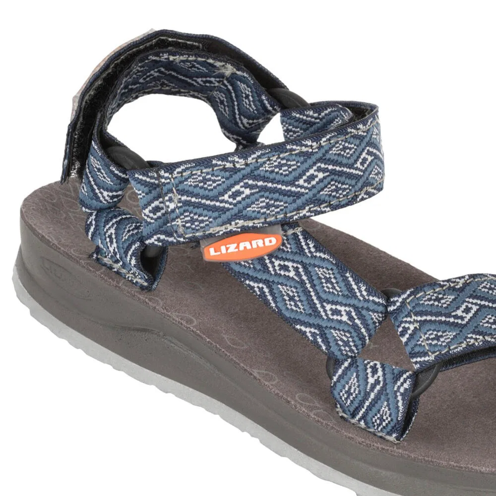 Детские сандалии с быстросохнущей стелькой KIDS RAFT II JUNIOR Lizard, Blau — фото 3
