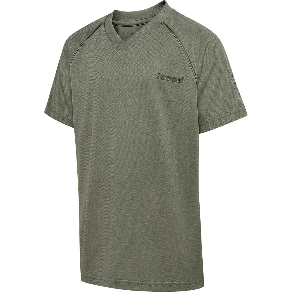 Детская футболка с V-образным вырезом Hummel Regular Active, Green