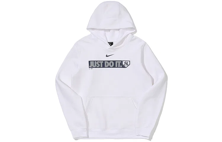 Детский свитшот с длинным рукавом New York Yankees White Nike, White