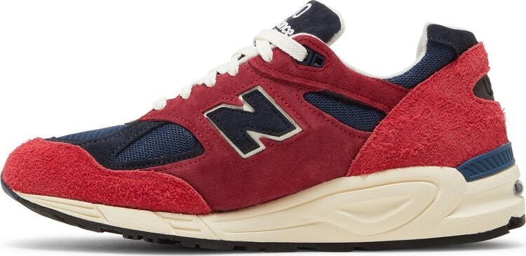 Кроссовки New Balance Teddy Santis x 990v2 Made in USA 'Chrysanthemum', красный — фото 4
