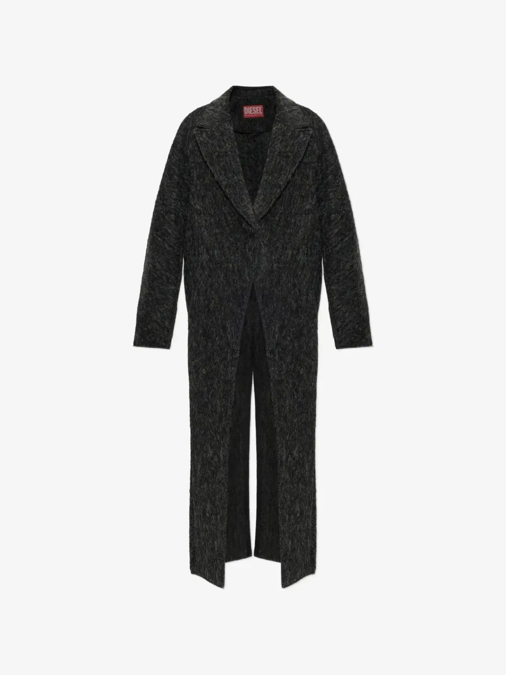 Пальто с эффектом потертости DIESEL, серый