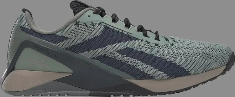 Кроссовки nano x1 'harmony green' Reebok, зеленый