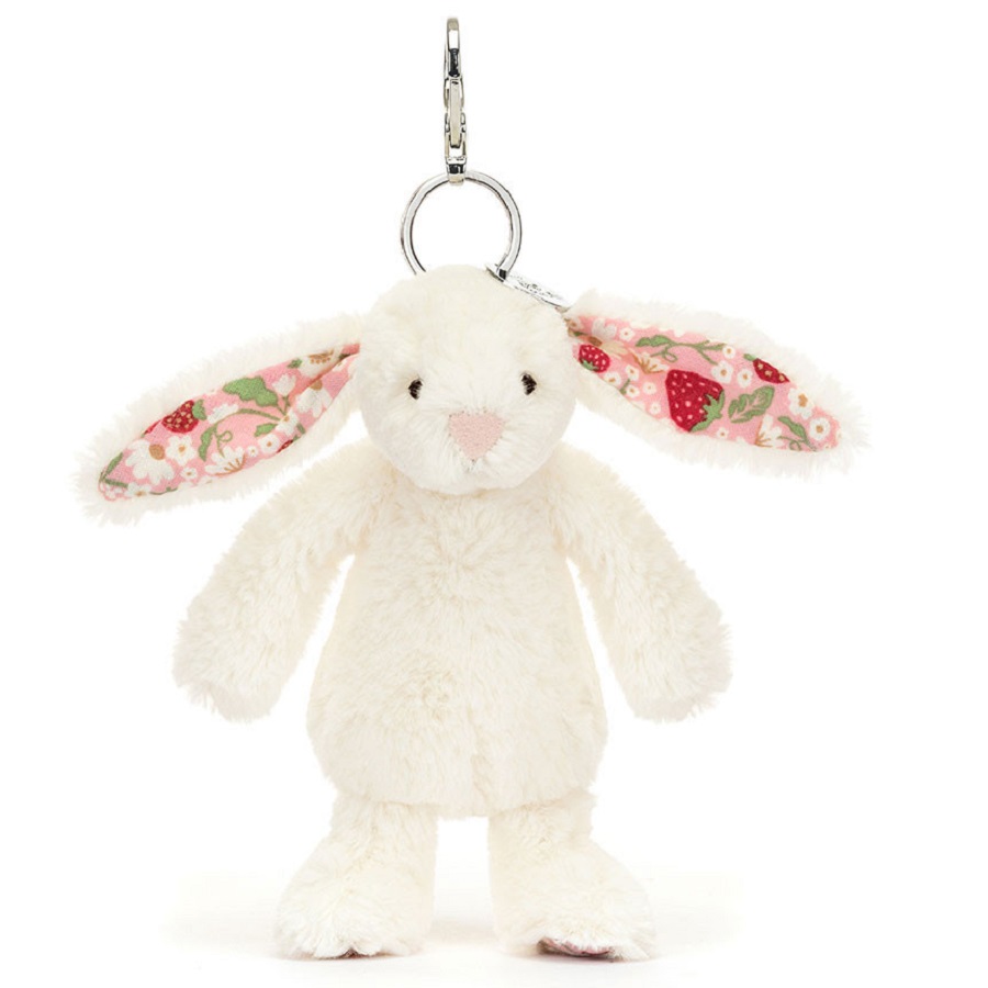 

Брелок Jellycat Blossom Bunny Berry, белый