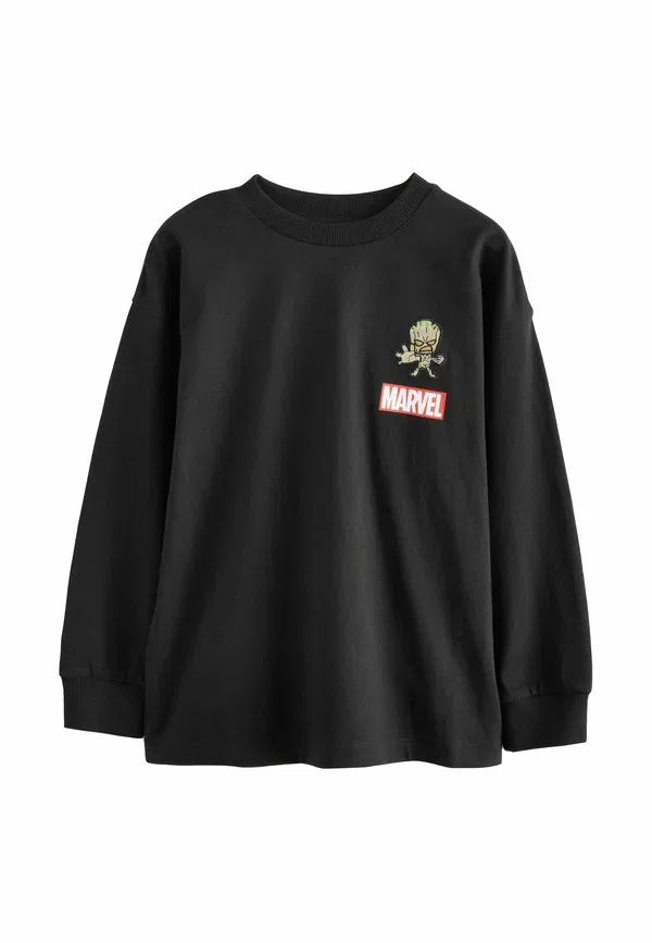 Футболка с принтом Marvel Long sleeved top Next, черный