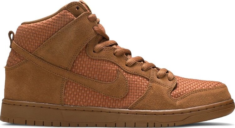 

Кроссовки Nike Dunk High Premium SB 'Ale Brown', коричневый