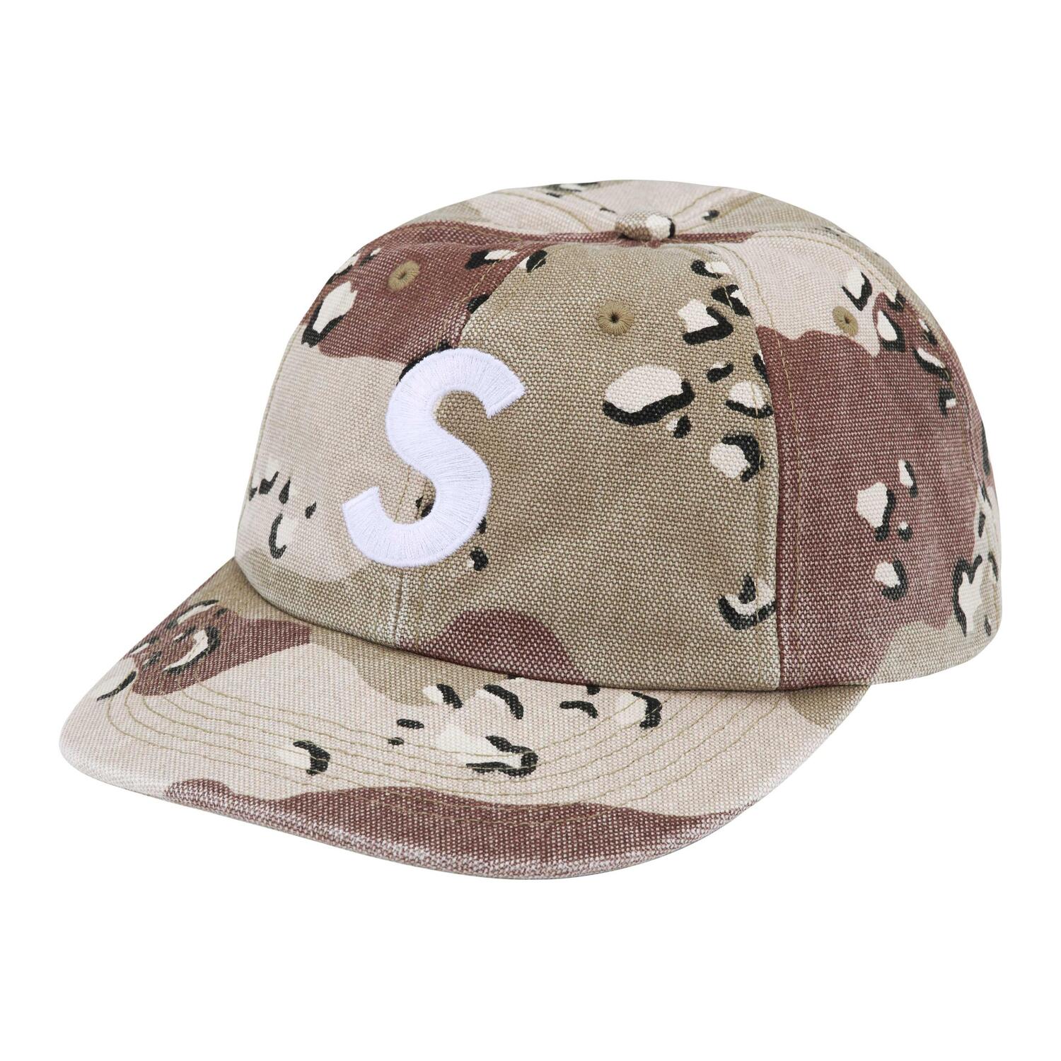 

Supreme Пигментная логотипная шестипанельная кепка S, Beige