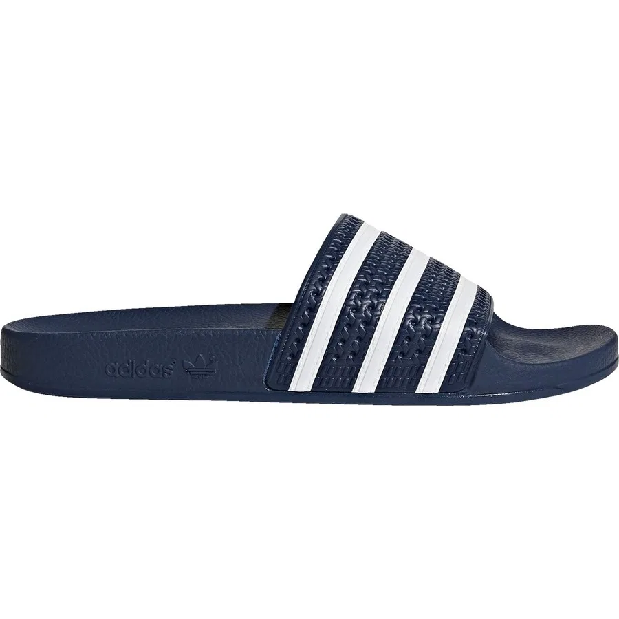 Шлепанцы с контурной стелькой Originals 288022 ADILETTE SLIDES adidas, Сине-белый — фото 2