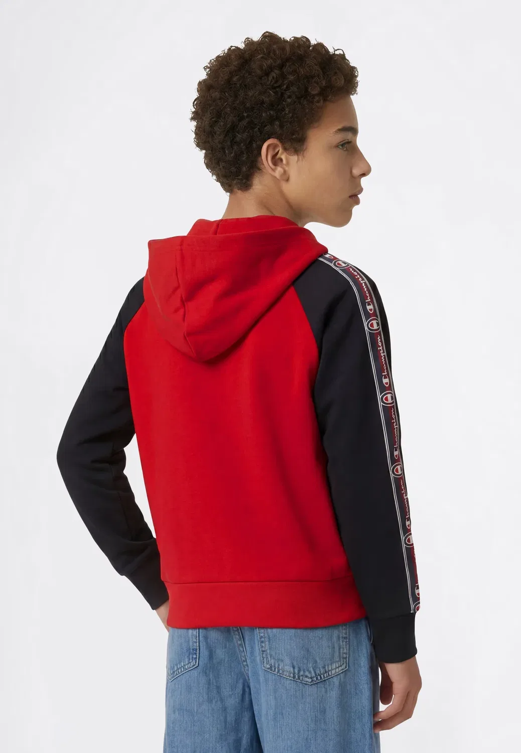 Толстовка с капюшоном на молнии - толстовка на молнии Champion, Dark Red — фото 3