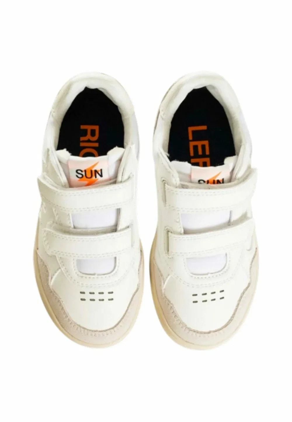 Детские большие кеды для скейтборда Boy's big basket baby z36353b.01 Sun68, Bianco — фото 4