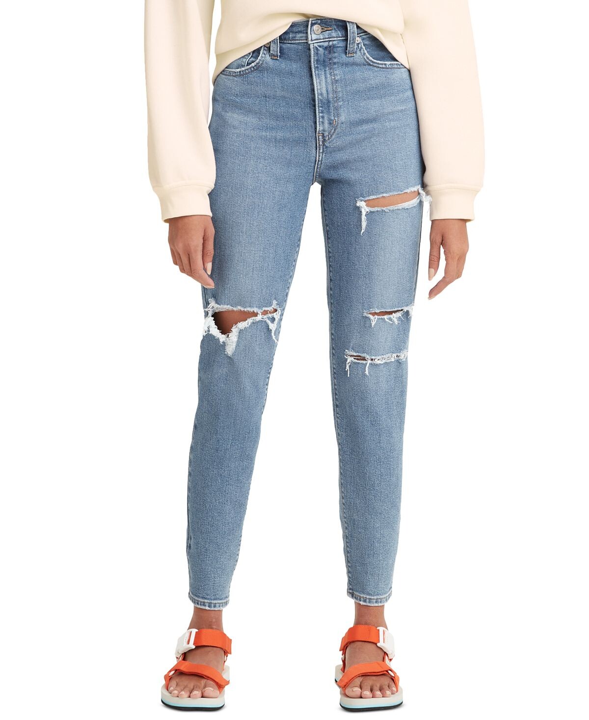 

Джинсы mom с высокой талией Levi's, мульти