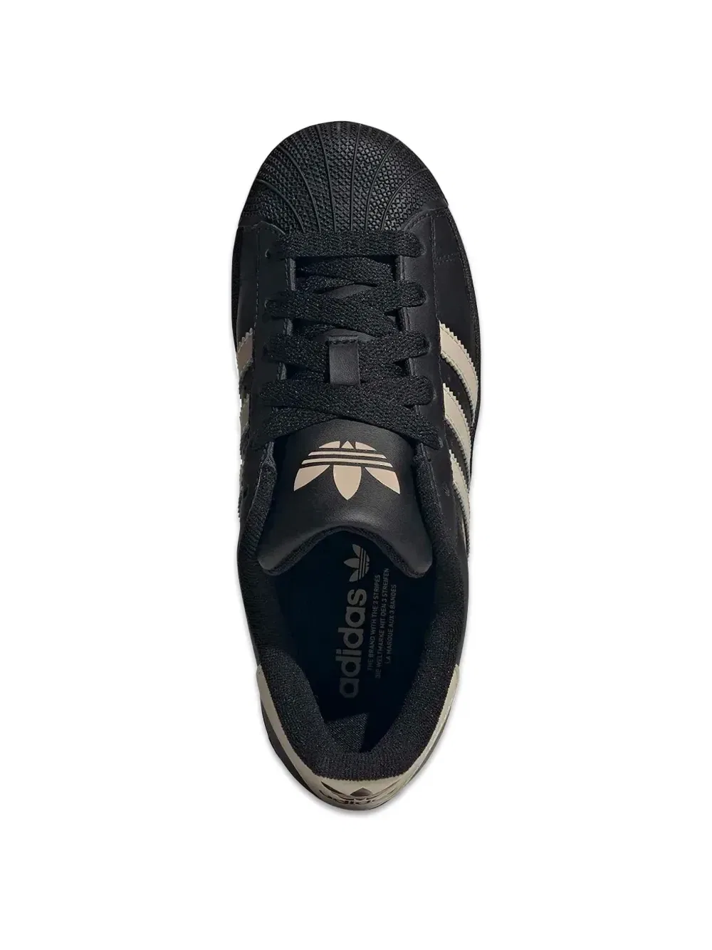Кроссовки Superstar II с мыском-ракушкой Adidas Kids, черный — фото 4