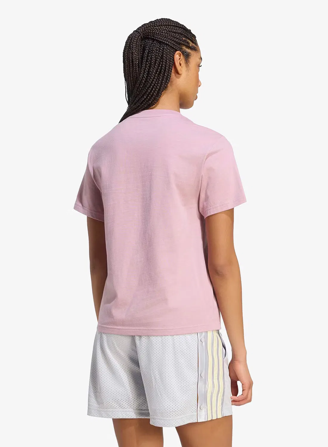 Футболка с принтом Food Regular Graphic Adidas, маджента — фото 2