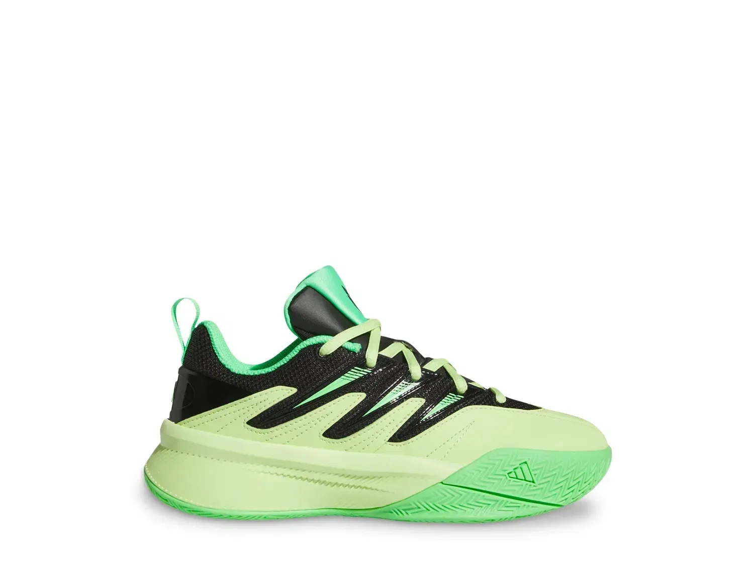 Кроссовки баскетбольные Dame Certified 3, adidas, Bright Green — фото 2