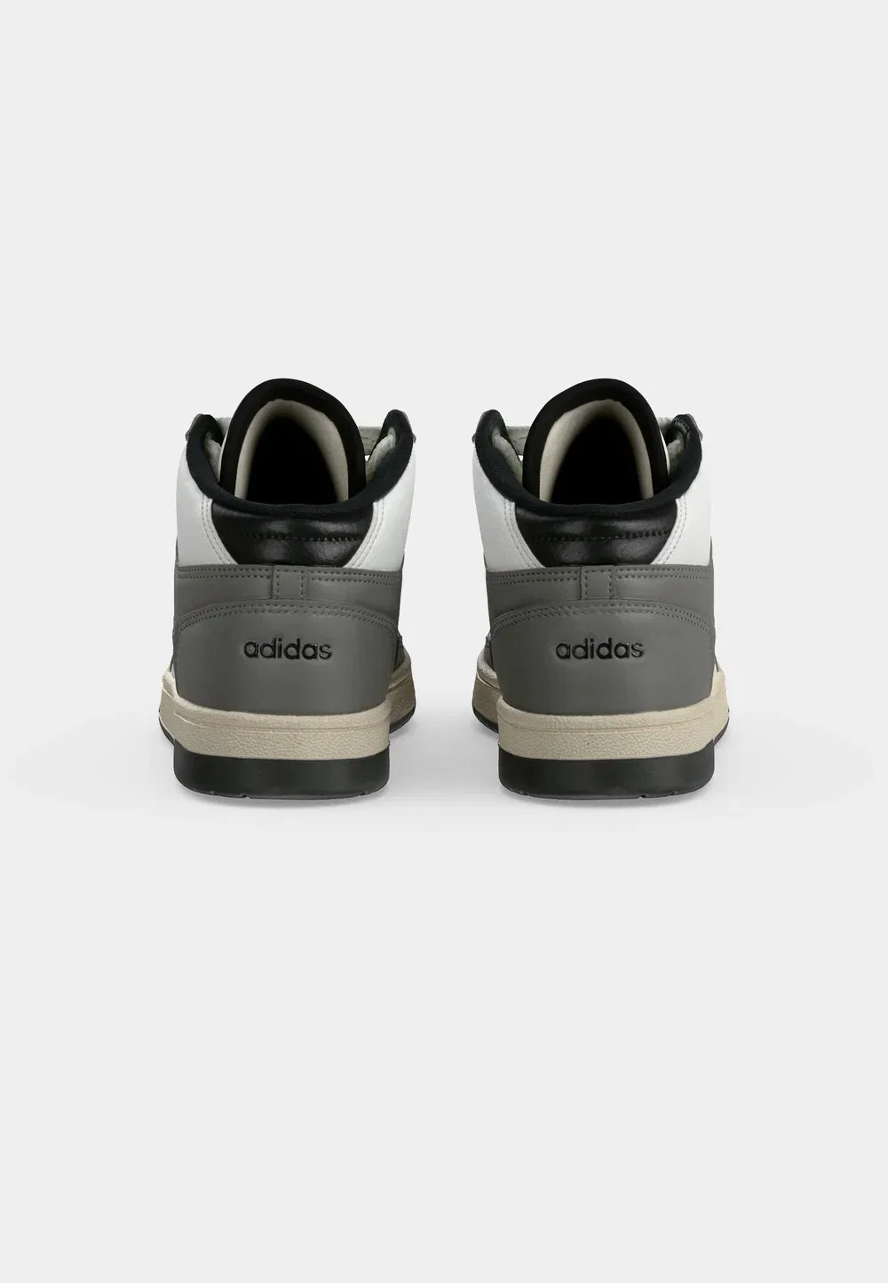 Кроссовки Rapid Court Mid унисекс для тренировок Adidas Performance, Grey Three/Core Black/Ftwr White — фото 4