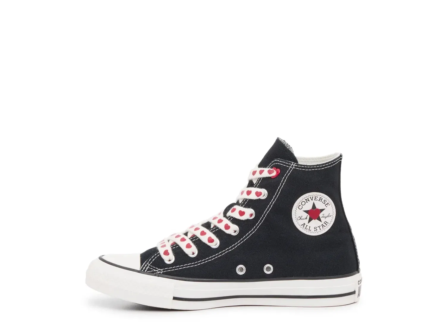 Кроссовки высокие Chuck Taylor All Star Valentine's Day Converse, черно-красные — фото 3