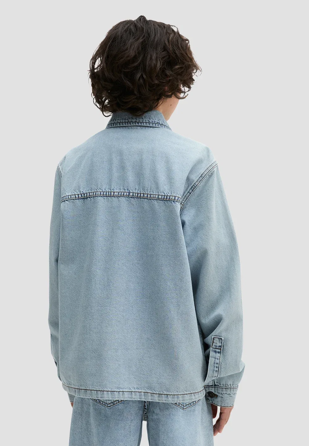 Джинсовая куртка для подростков и мальчиков в стиле overshirt - джинсовая куртка Marc O'Polo, Light Blue Denim