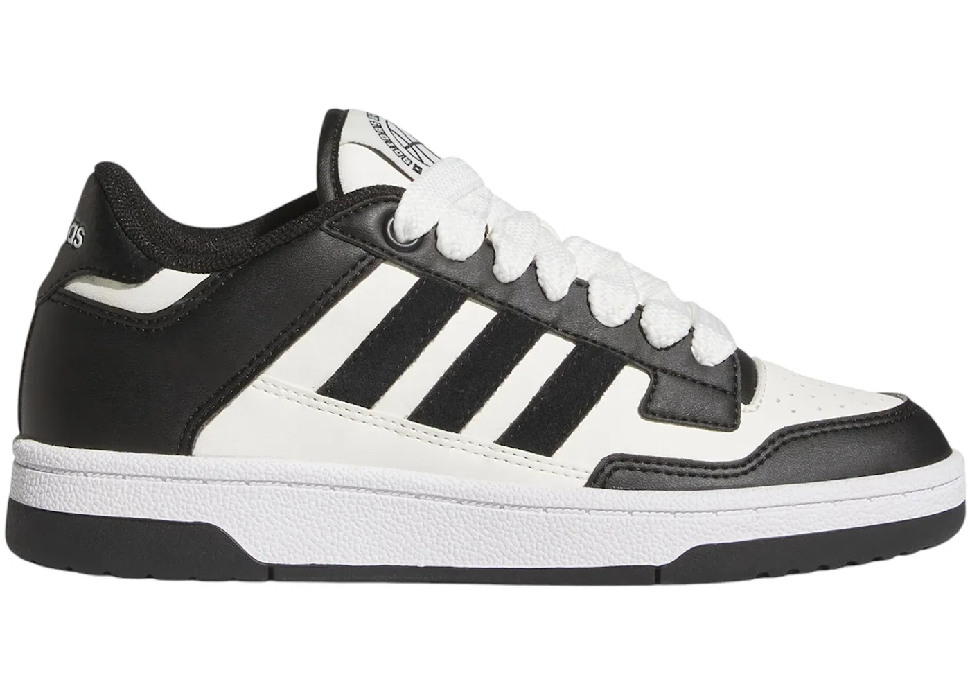 Детские кроссовки Lifestyle Adidas Rapid Court Low, Core Black/Cloud White/Cloud White