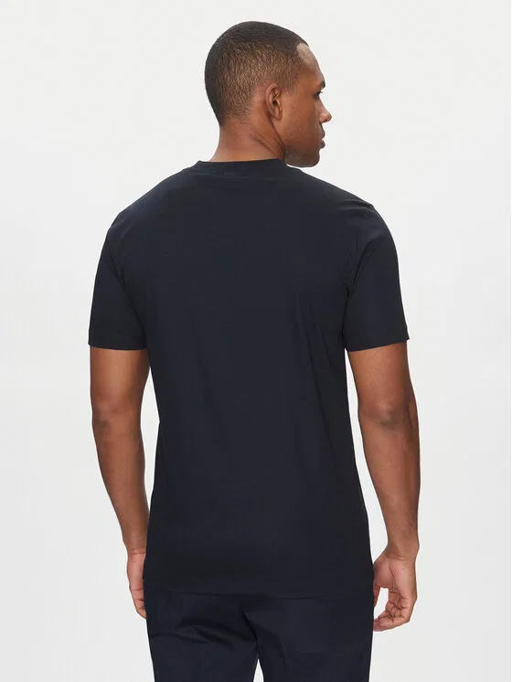 Футболка slim fit H-Tessler Boss, темно-синий — фото 3