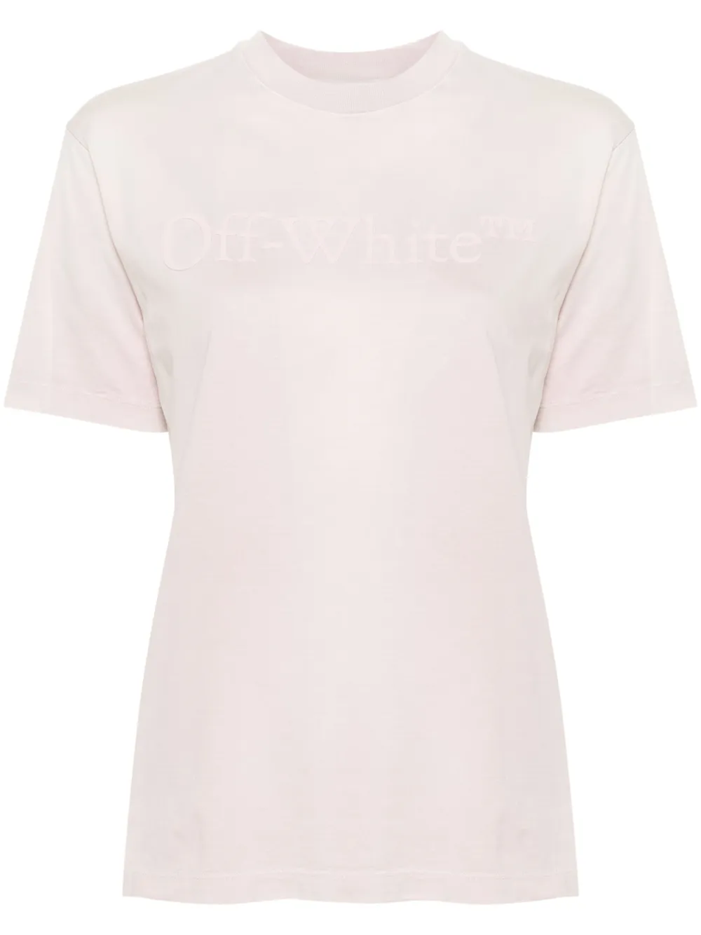 

Футболка с эффектом омбре и логотипом OFF-WHITE, розовый