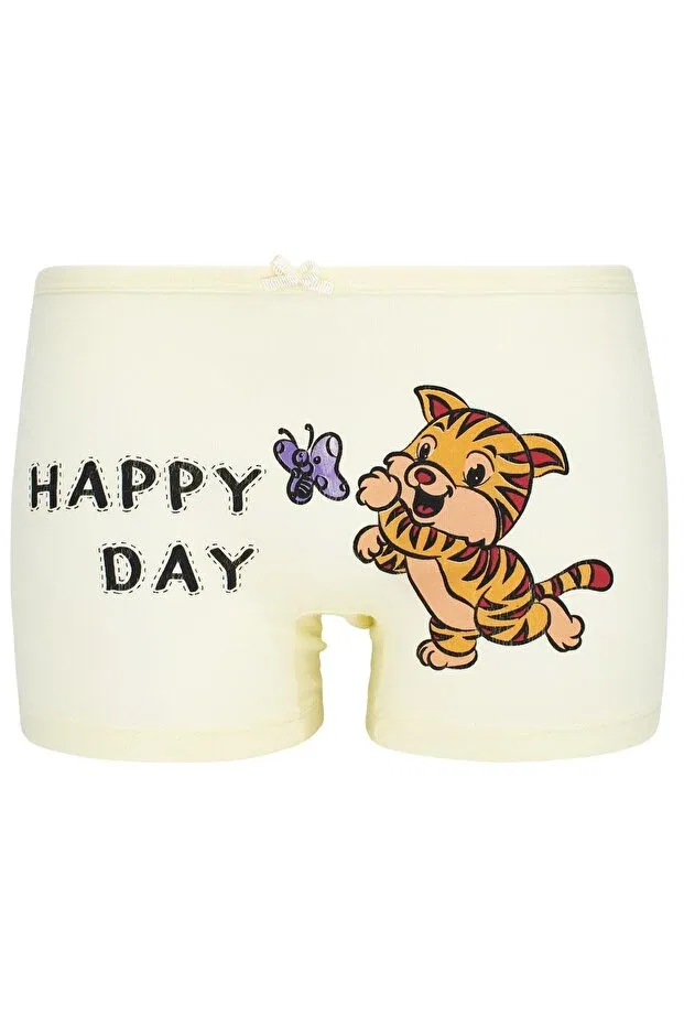 Детские трусы-боксеры для девочек с принтом Naughty Cats Biyokids, Multicolor — фото 4
