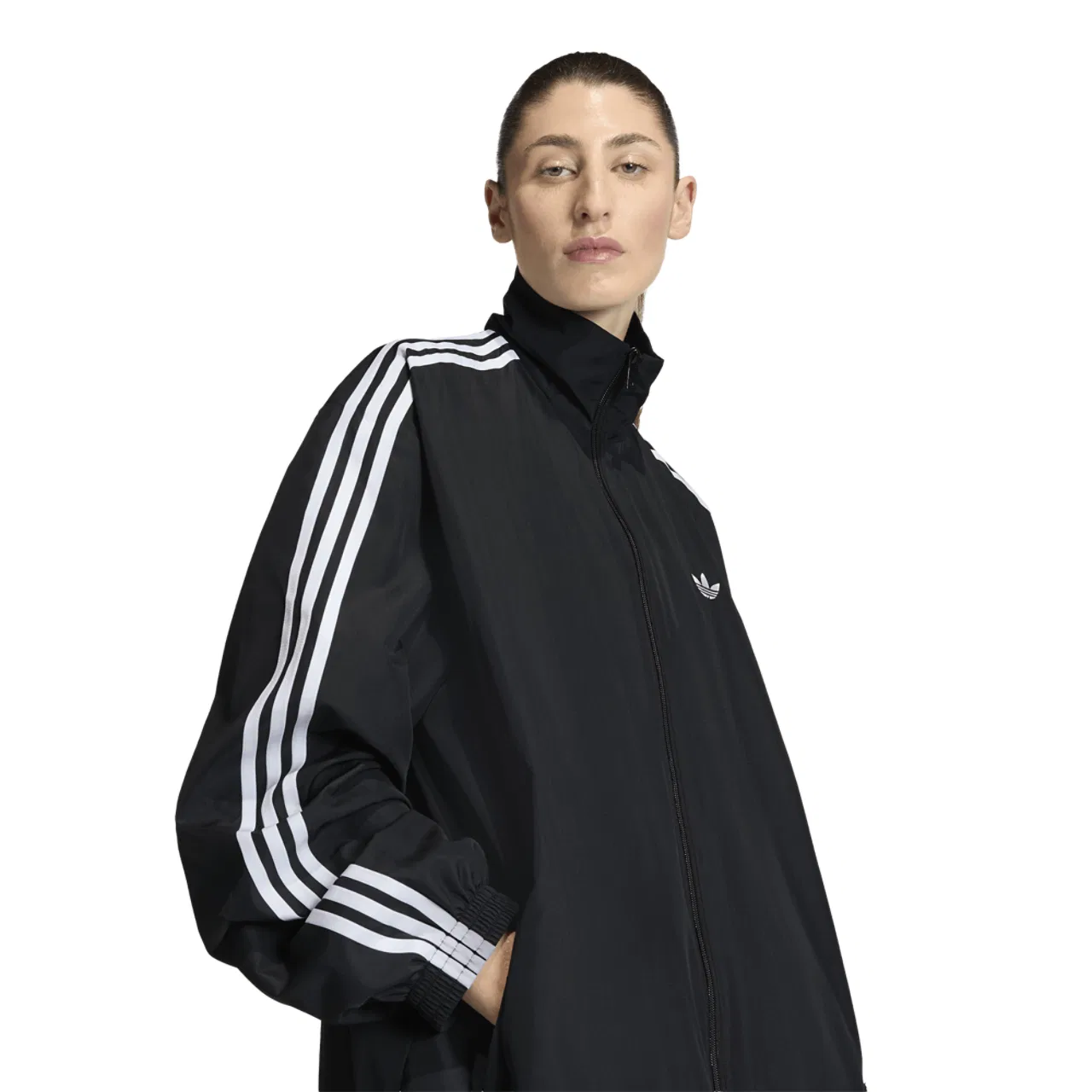 Женская куртка Firebird Adilenium Track Top Adidas, черный/белый — фото 4