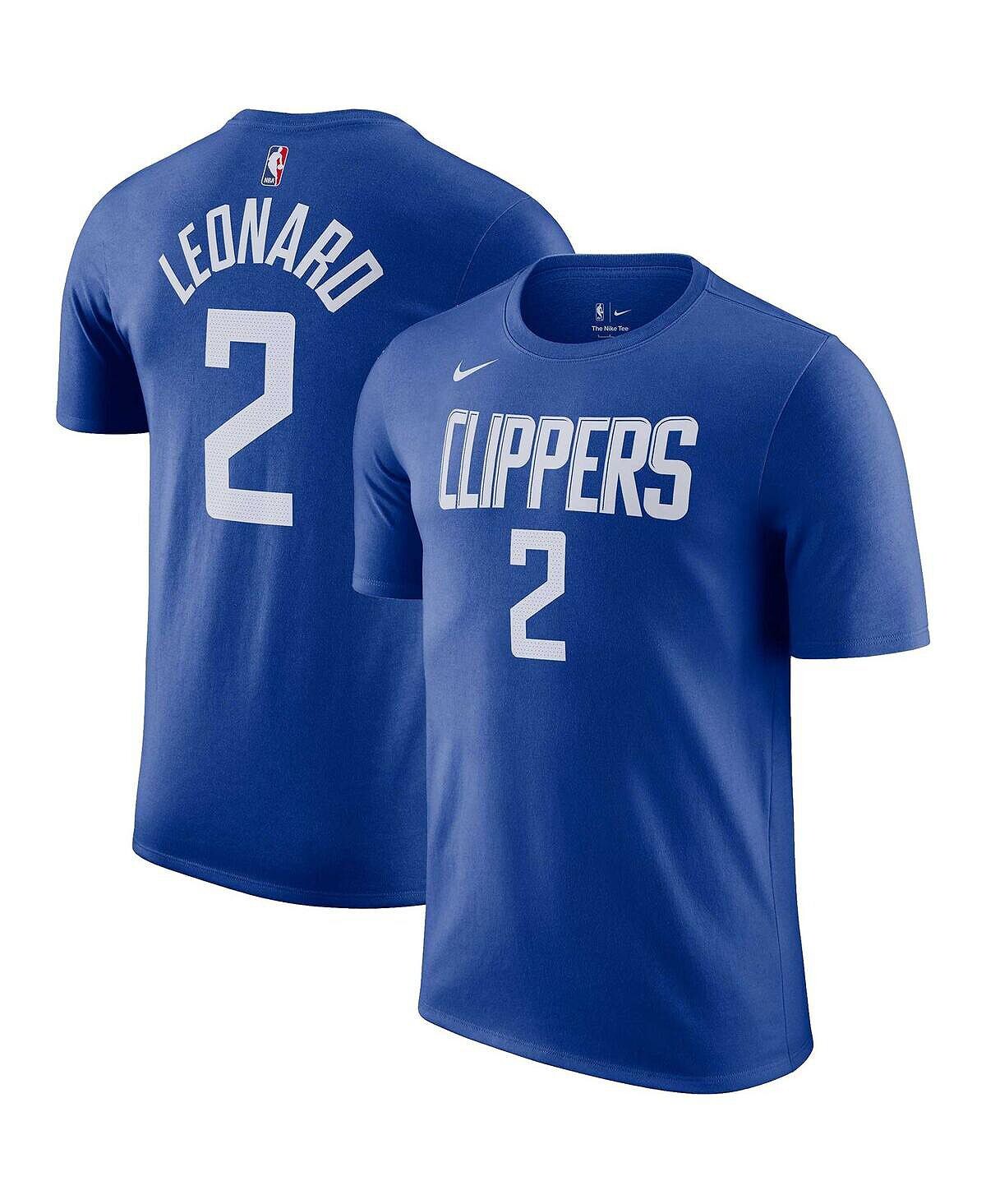 

Мужская футболка kawhi leonard royal la clippers icon 2022/23 name and number performance Nike