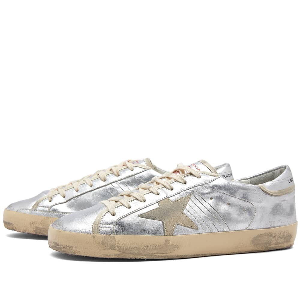 

Кроссовки Golden Goose Super-Star Leather Sneaker, Серый, Кроссовки Golden Goose Super-Star Leather Sneaker