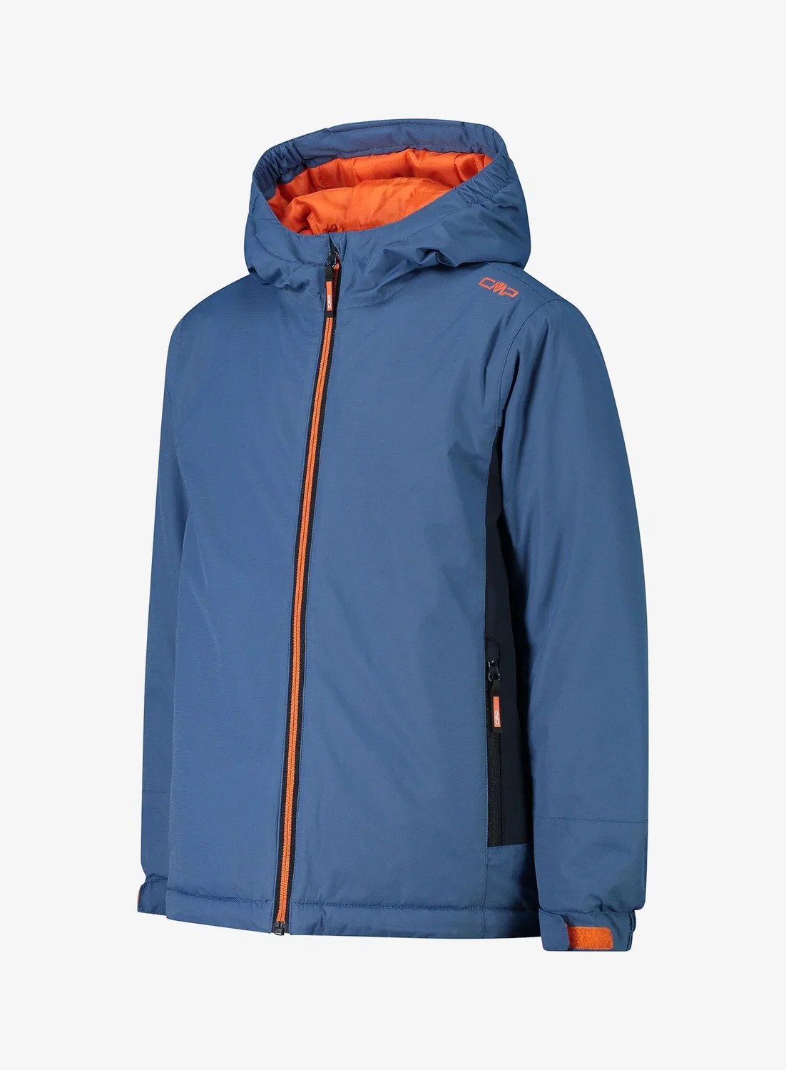 Детская куртка с принтом KID JACKET FIX HOOD 33Z1494 Cmp, Dark Blau Orange Schwarz — фото 3