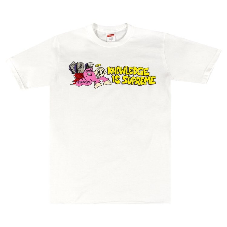 

Футболка Supreme Knowledge Tee 'White', белый