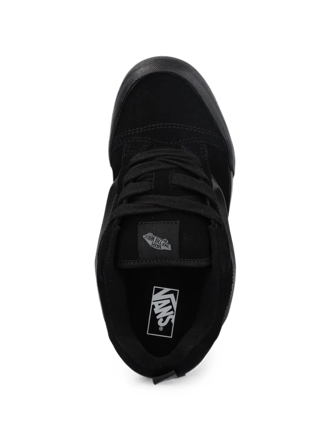Низкие кроссовки с панелями Vans Kids, черный — фото 4