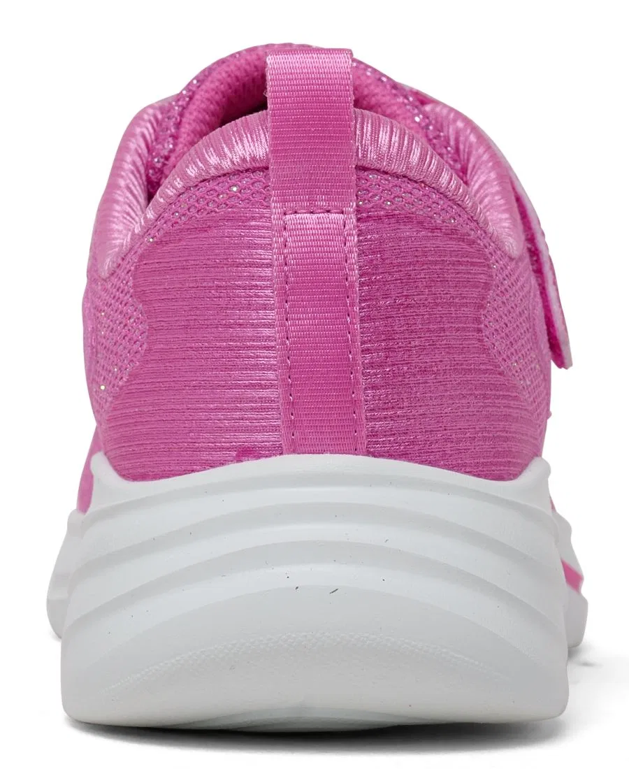 Кроссовки с блестящим верхом и ремешком Wave 92 Skechers, Hot Pink — фото 4