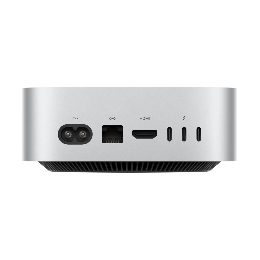 Настольный компьютер Apple Mac Mini M4 (2024), 10CPU/10GPU, 10 Gbit Ethernet, 16ГБ/512ГБ, Silver — фото 2