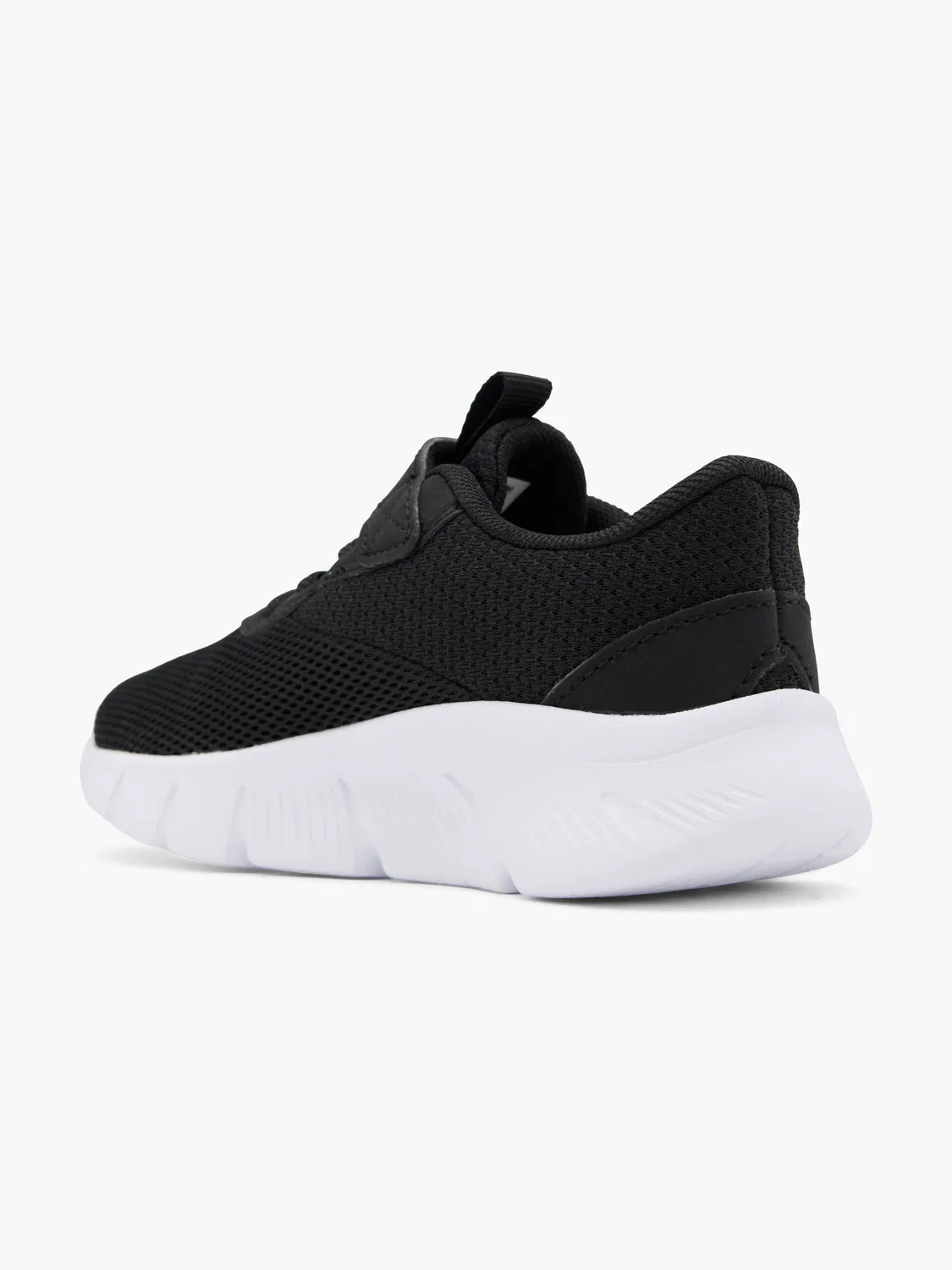 Детские полуботинки с эластичной шнуровкой и липучкой PUMA FLEXFOCUS MODERN AC+ PS, черный — фото 3