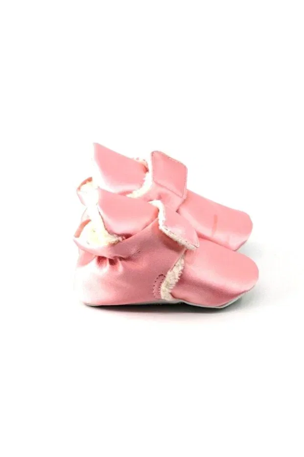 Детские тапочки для девочек хлопковые Babytor, Pink — фото 2
