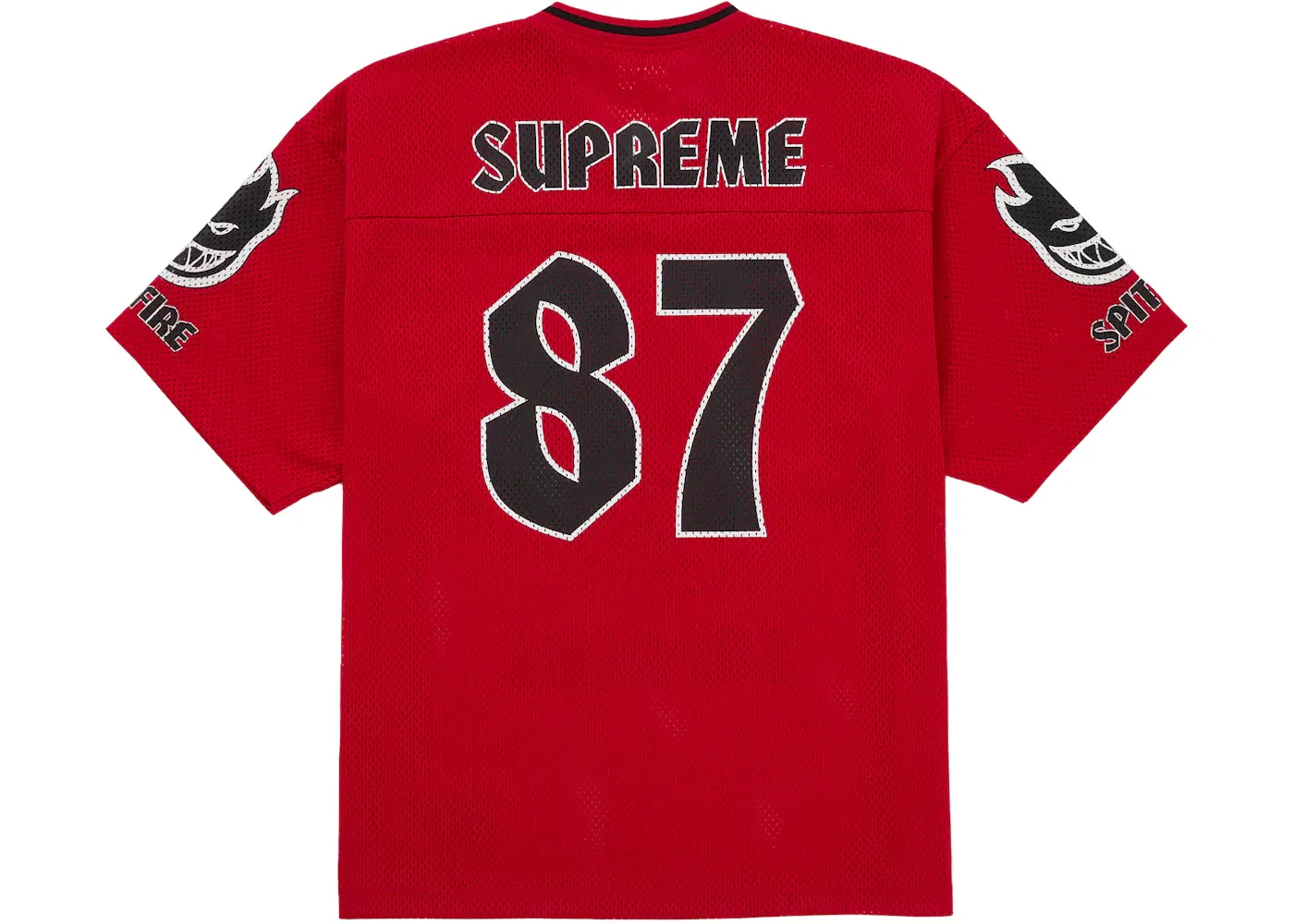 Мужская футбольная джерси с принтом Spitfire Jersey Supreme, Red — фото 2
