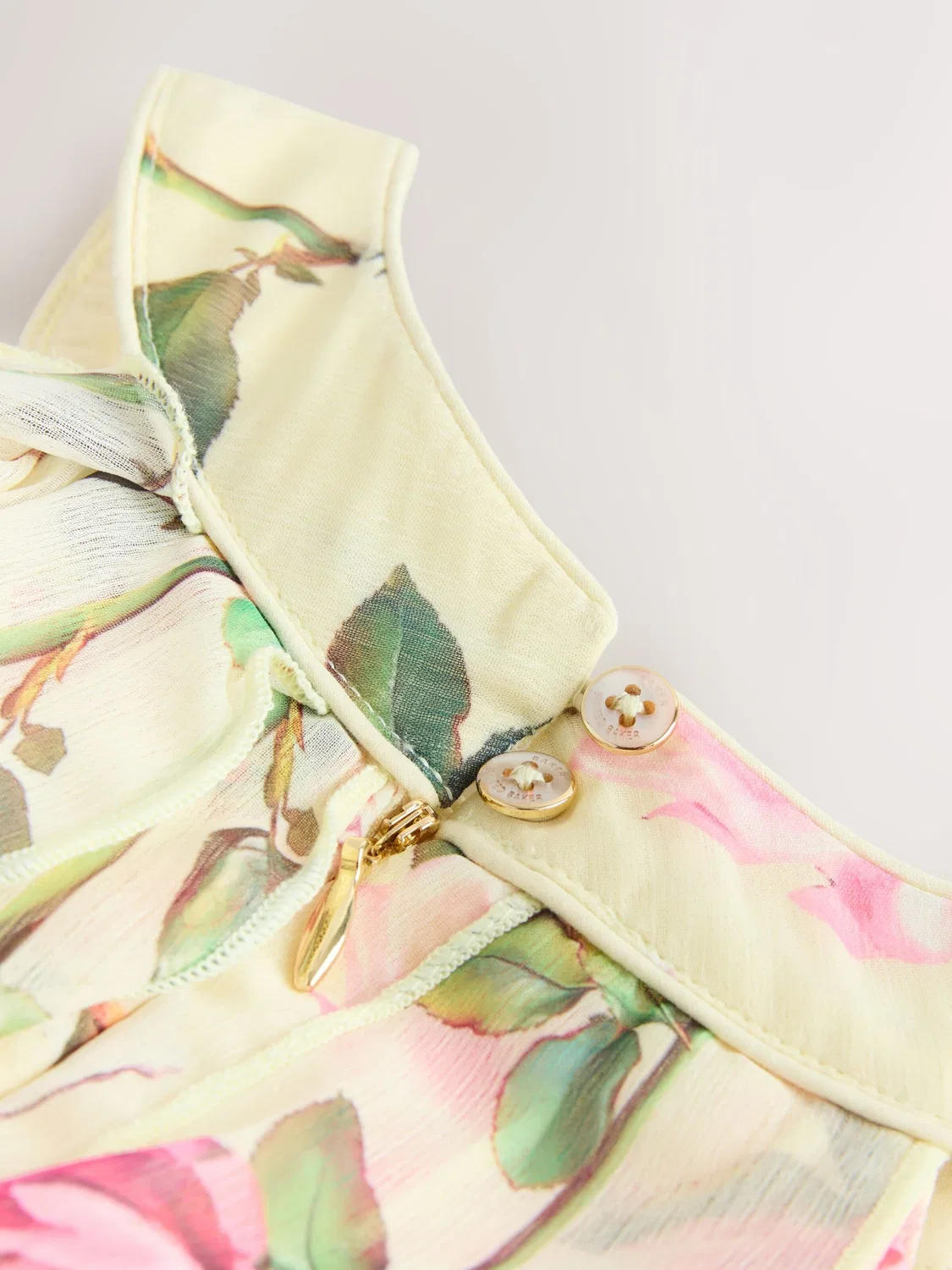 Комбинезон Baker by Ted Baker пастельно-желтого цвета — фото 4