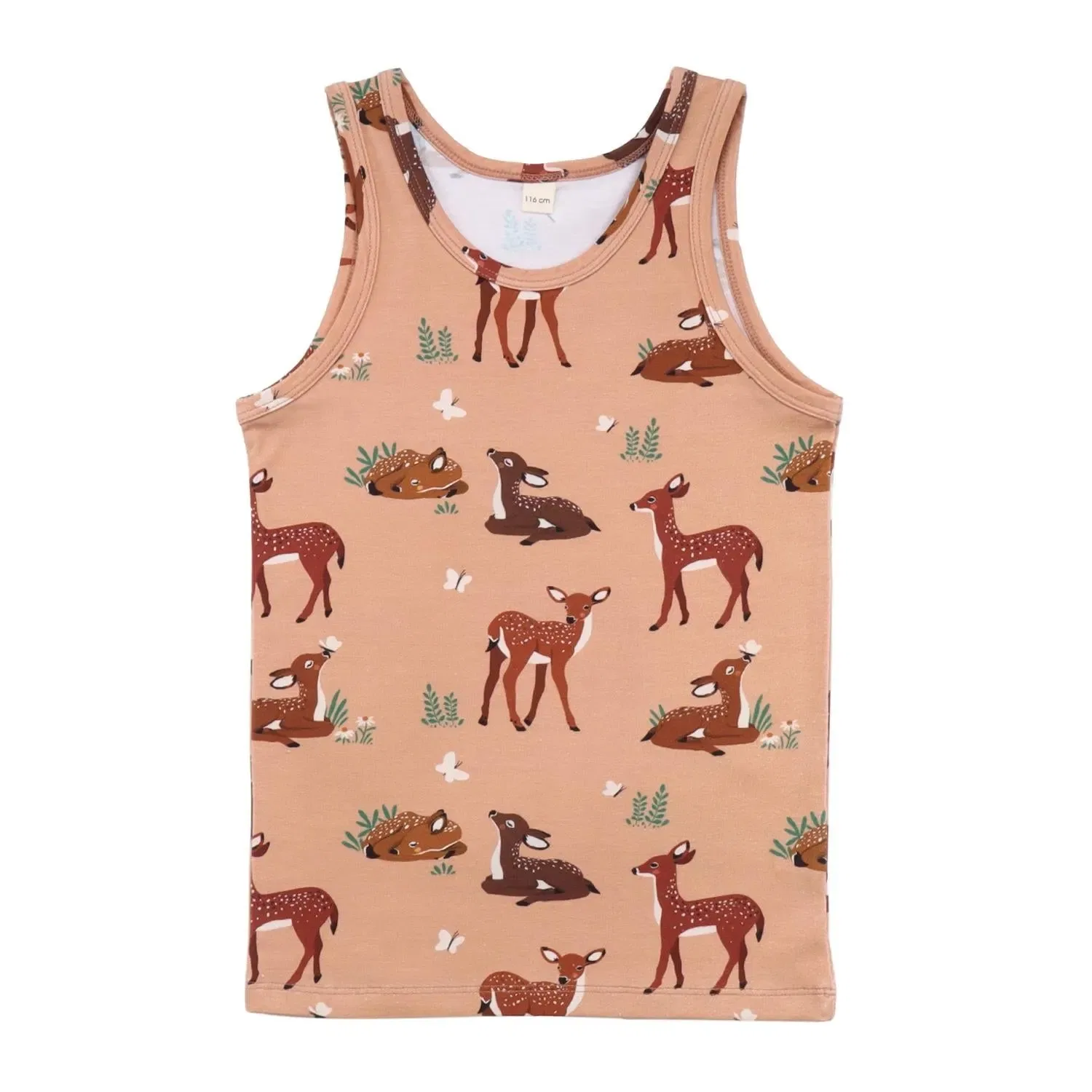 Майка детская из органического хлопка Baby Deers Walkiddy, белый — фото 3