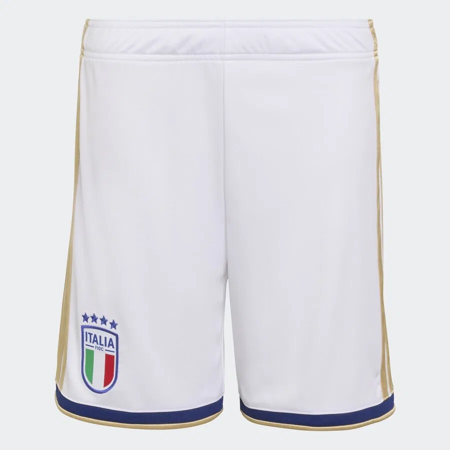 Спортивные брюки ADIDAS PERFORMANCE Regular Workout Pants 'Italy 26 Home Kids' белого цвета