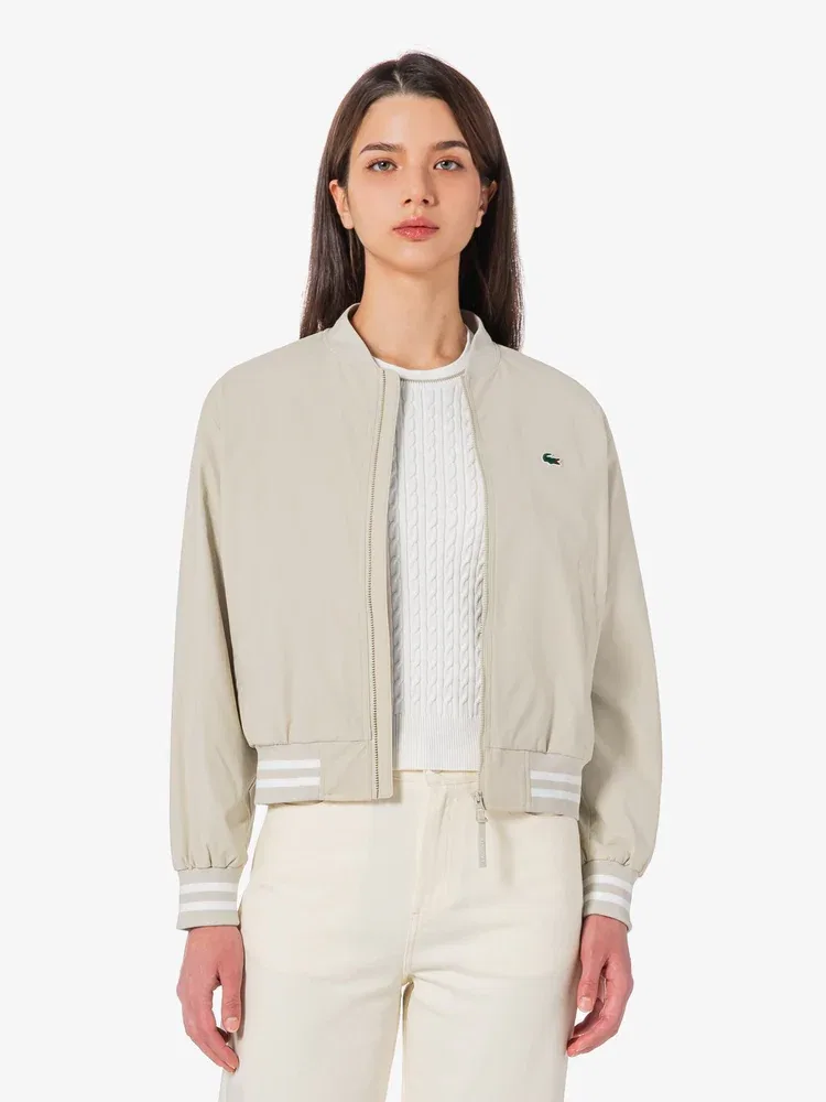Куртка теннисная LACOSTE Stadium, Beige — фото 3