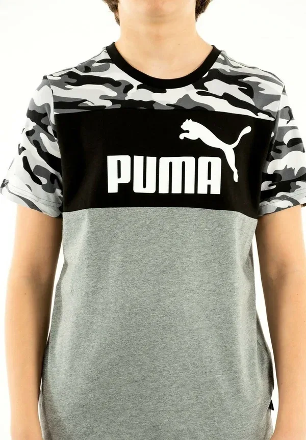 Футболка с камуфляжным принтом Print t-shirt Puma, Noir, цвет noir — фото 3