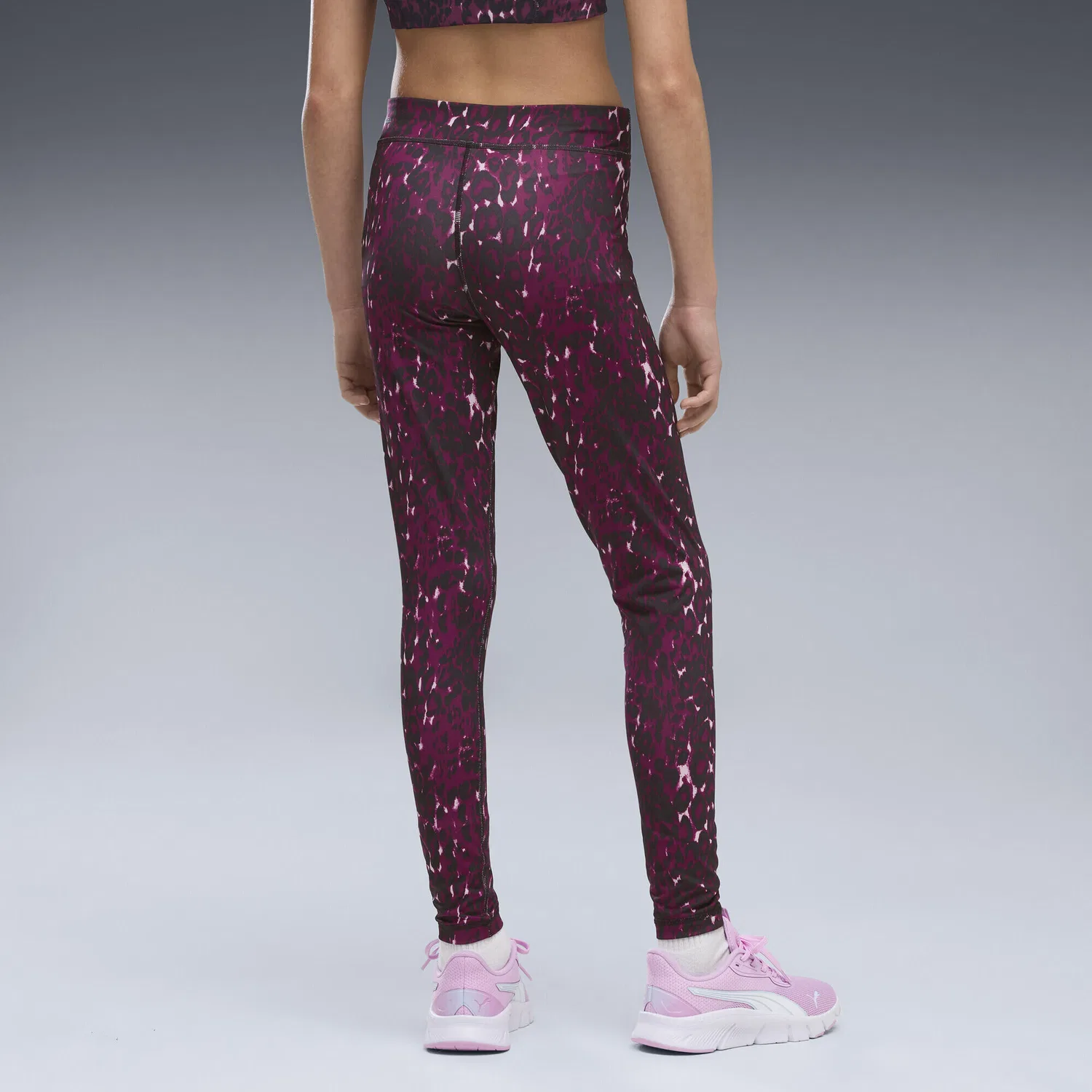 Детские леггинсы с принтом Train All Day Essentials Puma, Fuchsienrosa — фото 3