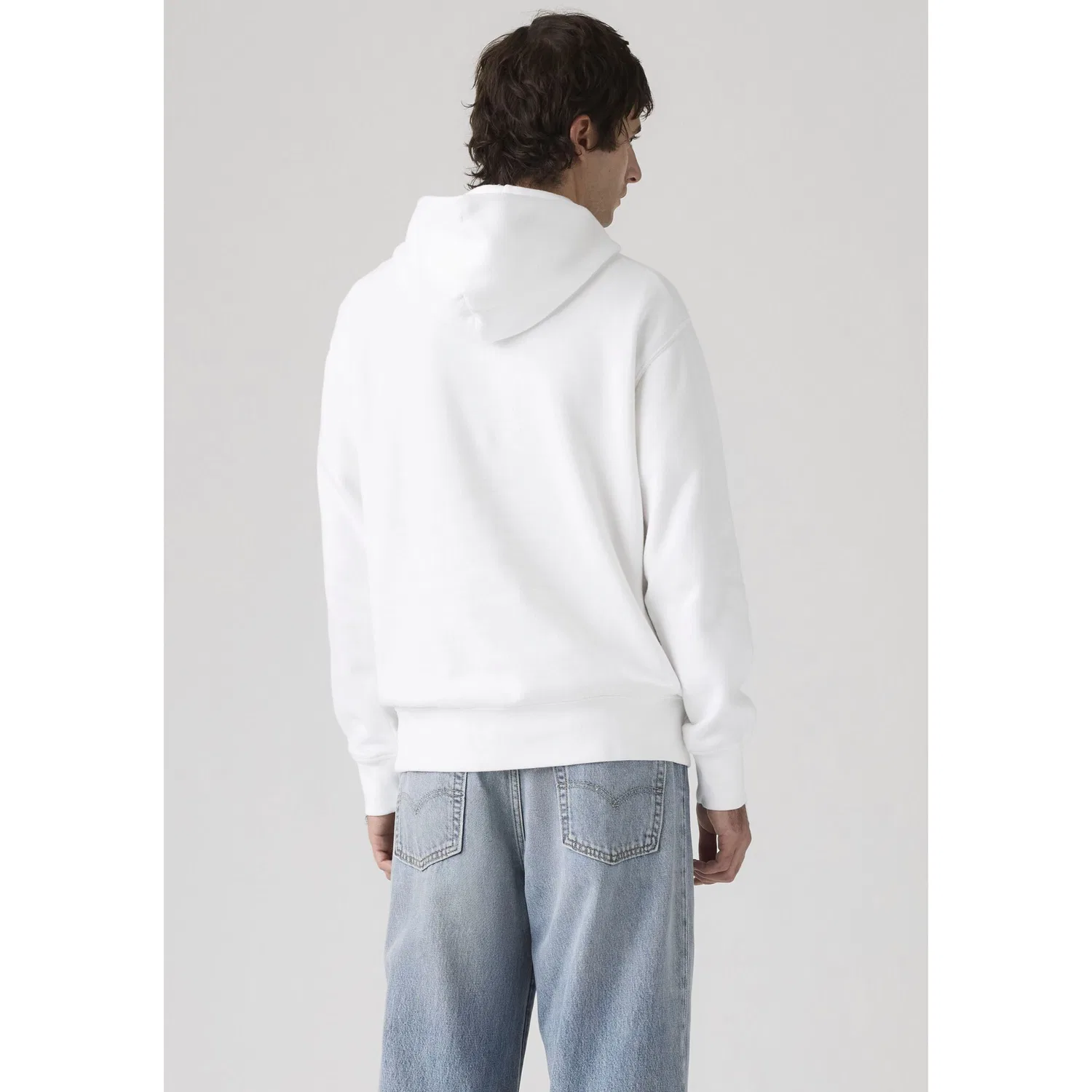 Мужской худи свободного кроя The Authentic худи Levi's, Bright White — фото 3