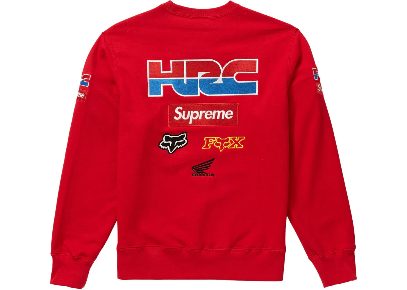 Мужской свитшот с принтом Supreme, Red — фото 2